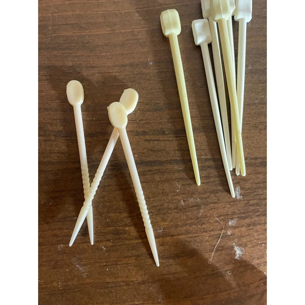 Vintage Plastic roller hair pins lot
